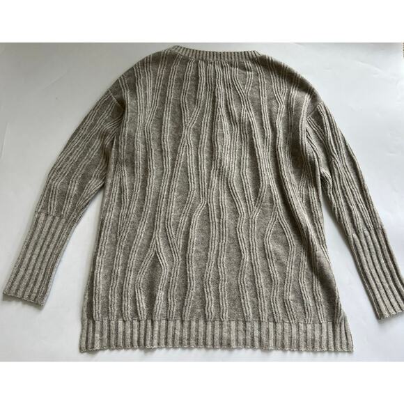 Vince Gray Wool Cashmere Blend Pullover Knit Sweater Women Size XS Quiet Luxury - Picture 2 of 15